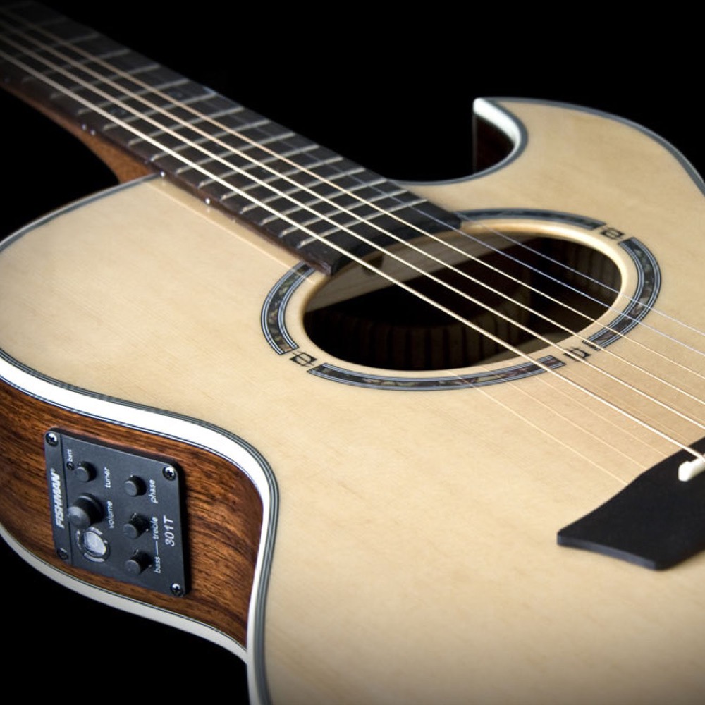 Washburn ワッシュバーン EA20S-NUNO BETTENCOURT エレクトリックアコースティックギター 斜めアングル画像
