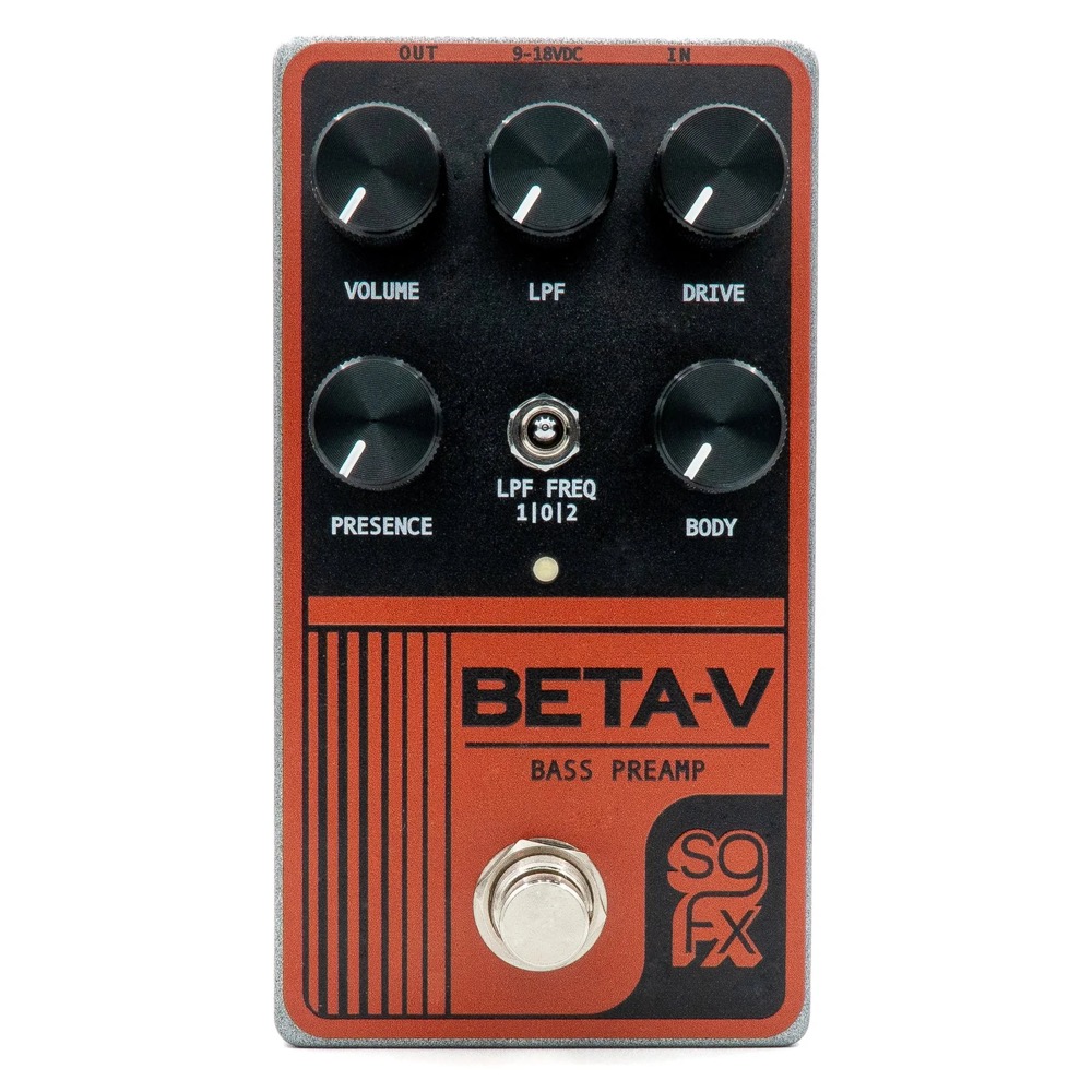 SolidGoldFX ソリッドゴールドエフエックス BETA-V - Bass Preamp プリアンプ ベース用エフェクター