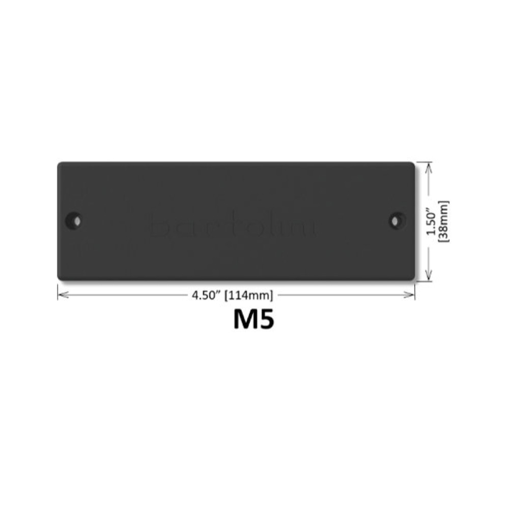 Bartolini バルトリーニ M56C-B 6-String Original M5 Soapbar 6弦ベース用ピックアップ サイズ表