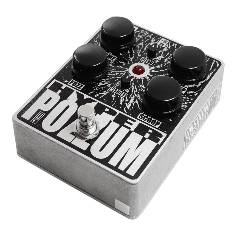 Unsound Circuitry アンサウンドサーキタリー HYPER POZZUM V2 ファズ ギターエフェクター 本体斜画像