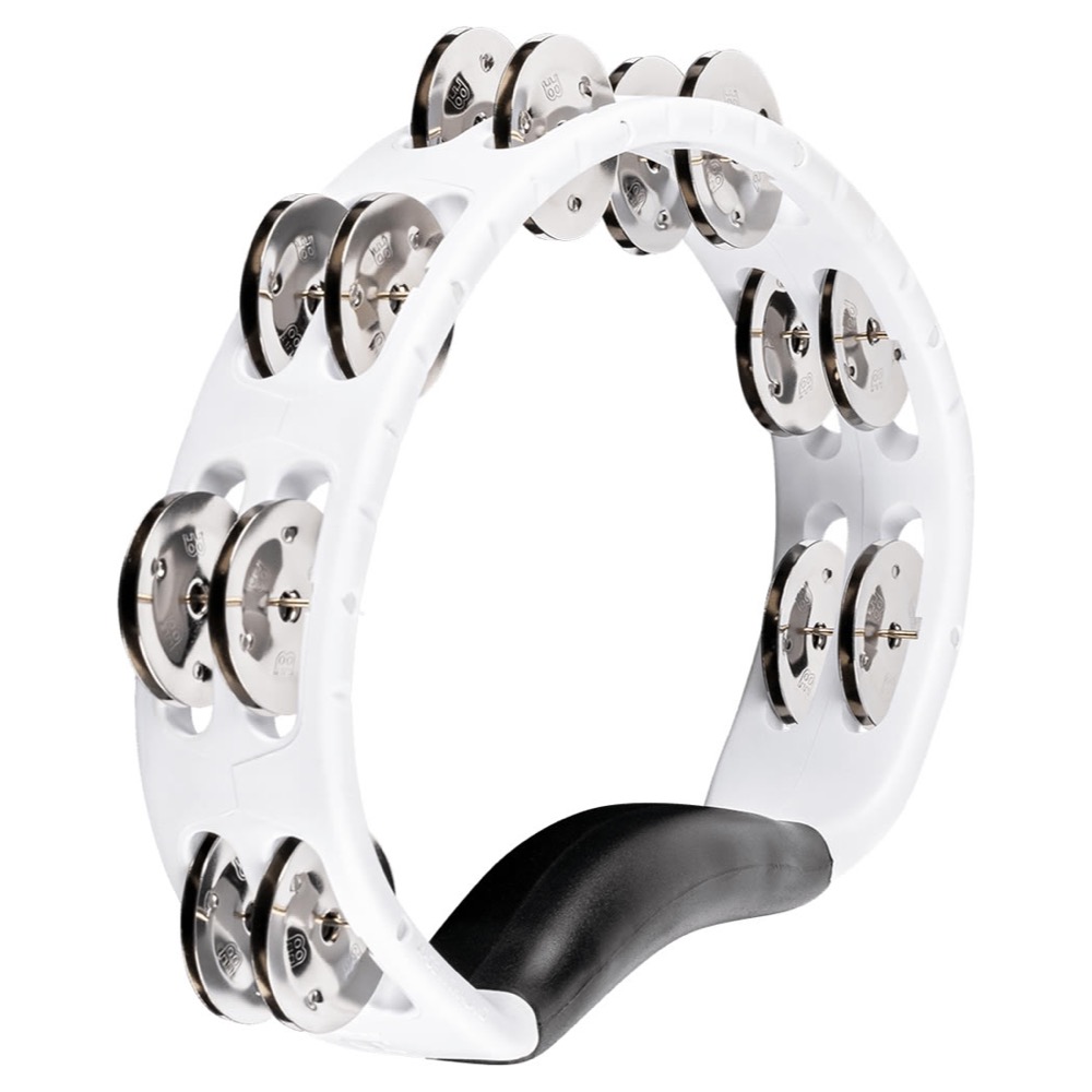MEINL マイネル HTMT1WH タンバリン ABSフレーム+ステンレスジングル ハンドタンバリン WHITE ホワイト 白