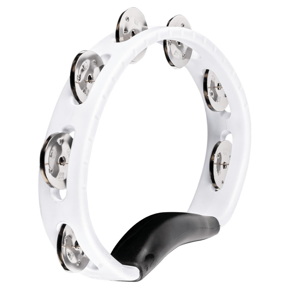 MEINL マイネル HTWH タンバリン ABSフレーム+ステンレスジングル ハンドタンバリン WHITE ホワイト 白