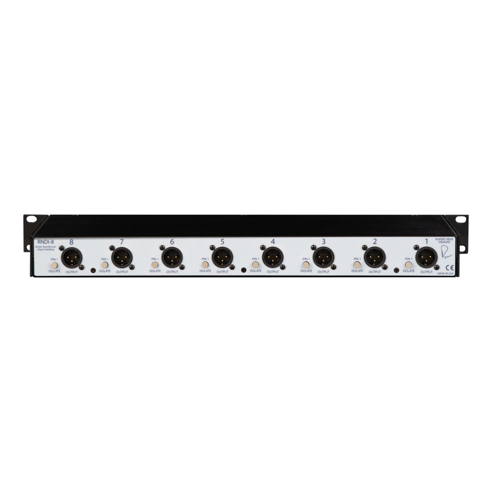 Rupert Neve Designs ルパートニーヴデザインズ RNDI-8 8チャンネルDIボックス リアパネル