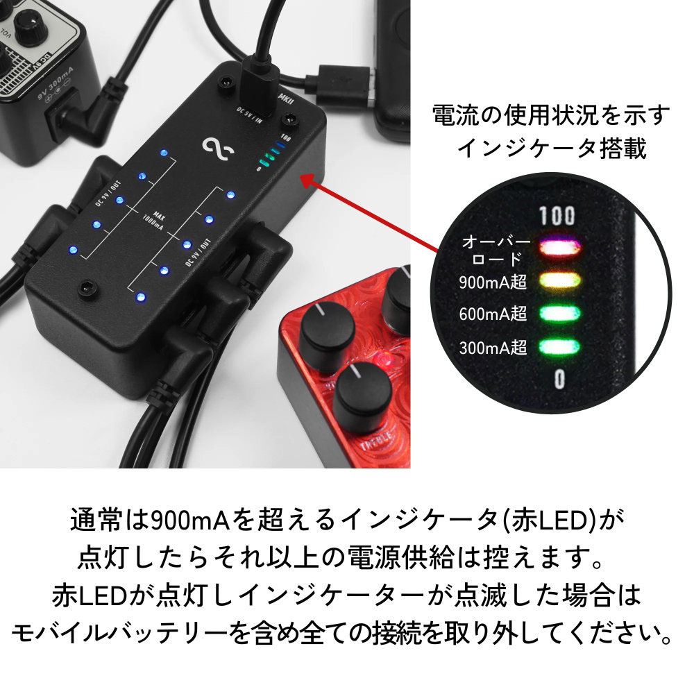 One Control ワンコントロール Power Series DC Porter MKII パワーサプライ 特徴