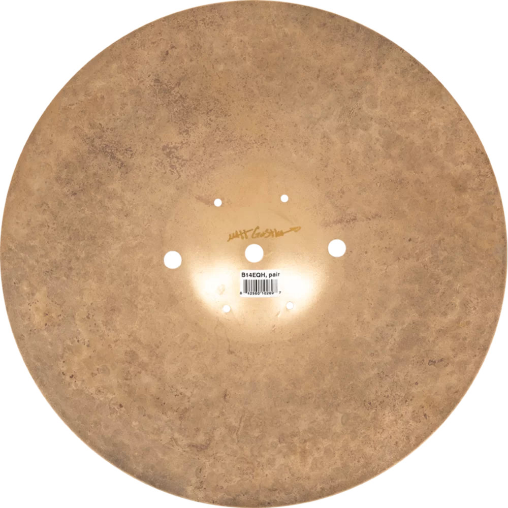 MEINL マイネル B14EQH 14” Byzance Vintage Matt Garstka’s signature cymbal Equilibrium HiHat ハイハット トップ&ボトム トップ裏