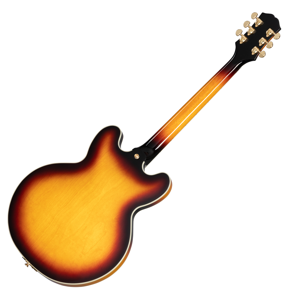 Epiphone エピフォン Sheraton Vintage Sunburst エレキギター 本体裏画像