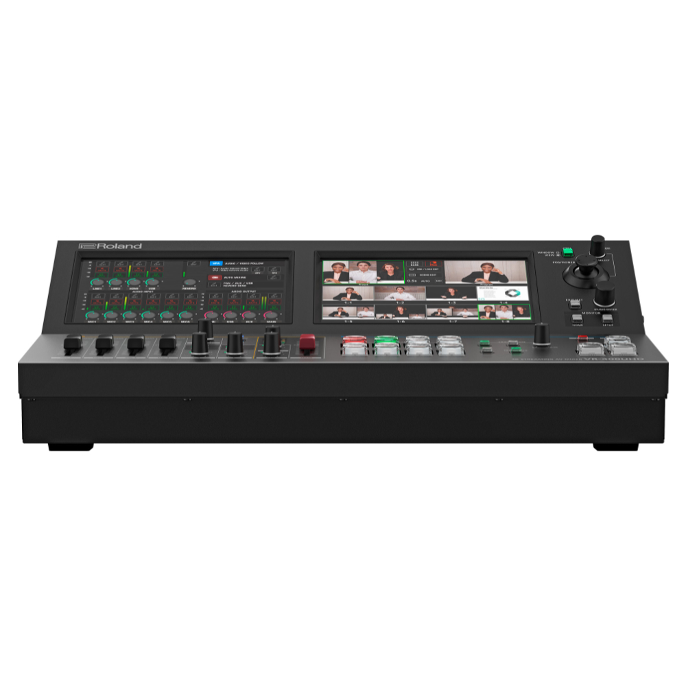 ROLAND ローランド VR-400UHD 4K STREAMING AV MIXER ストリーミングミキサー ビデオミキサー フロント画像