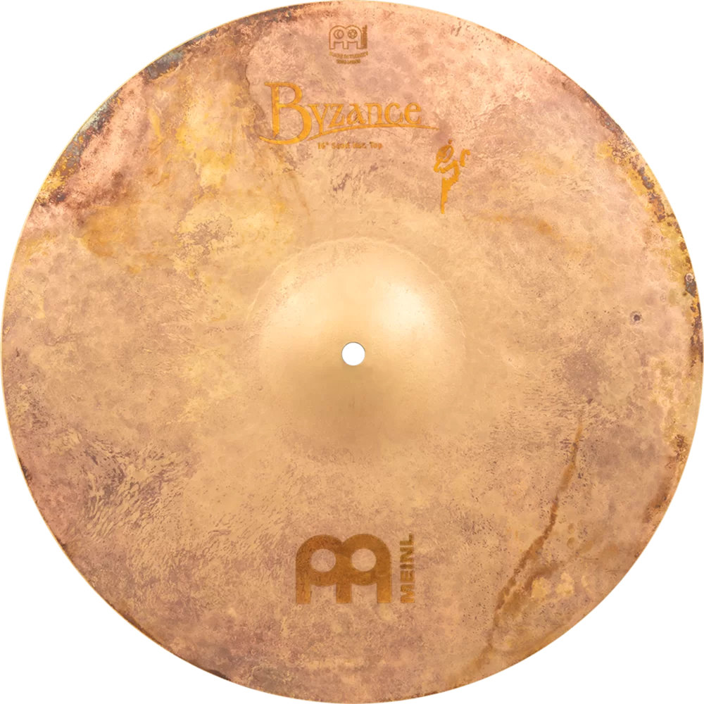 MEINL マイネル B16SAH Byzance Vintage Benny Greb’s signature cymbal 16” Sand Hat ハイハット トップ&ボトム トップ表正面