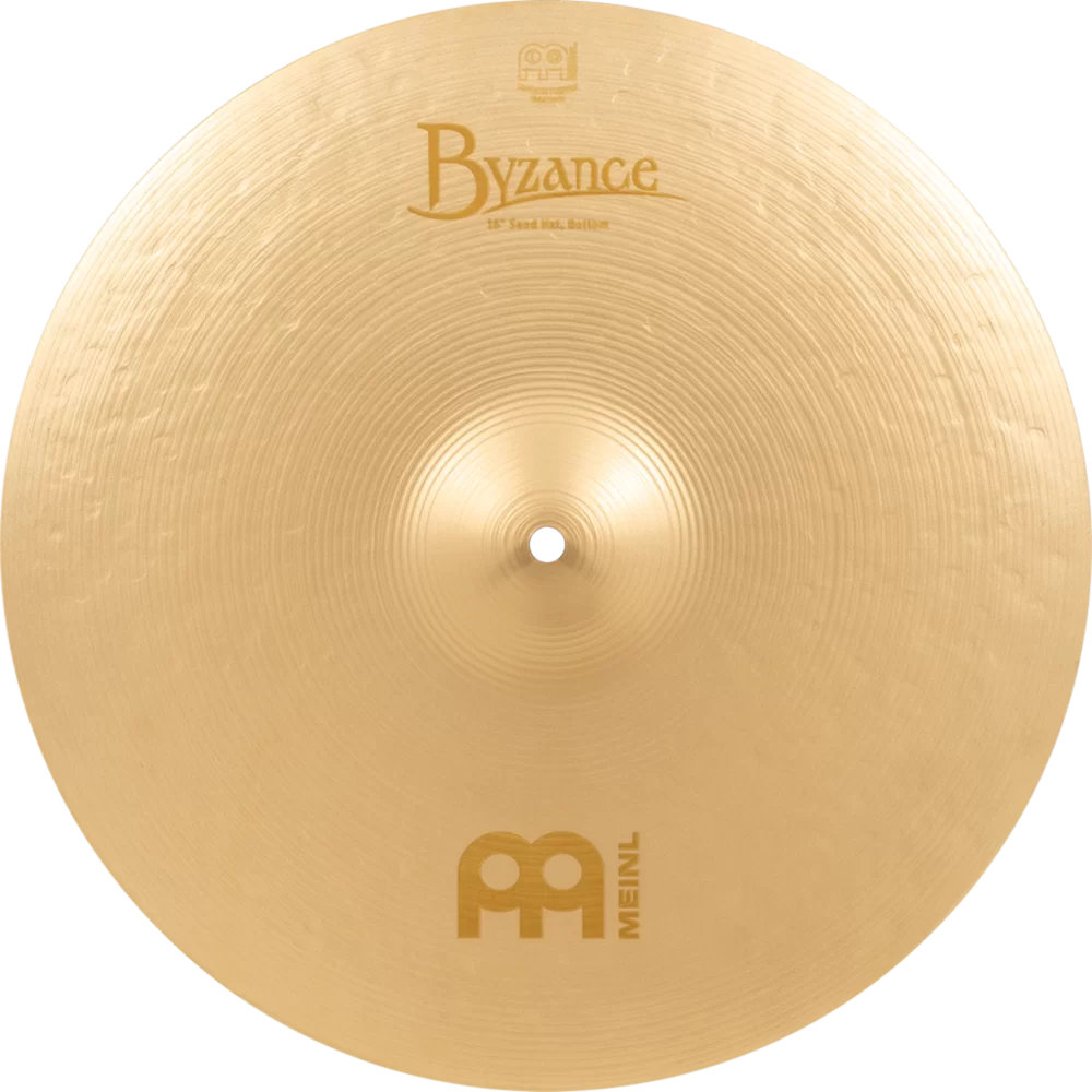 MEINL マイネル B16SAH Byzance Vintage Benny Greb’s signature cymbal 16” Sand Hat ハイハット トップ&ボトム ボトム表正面