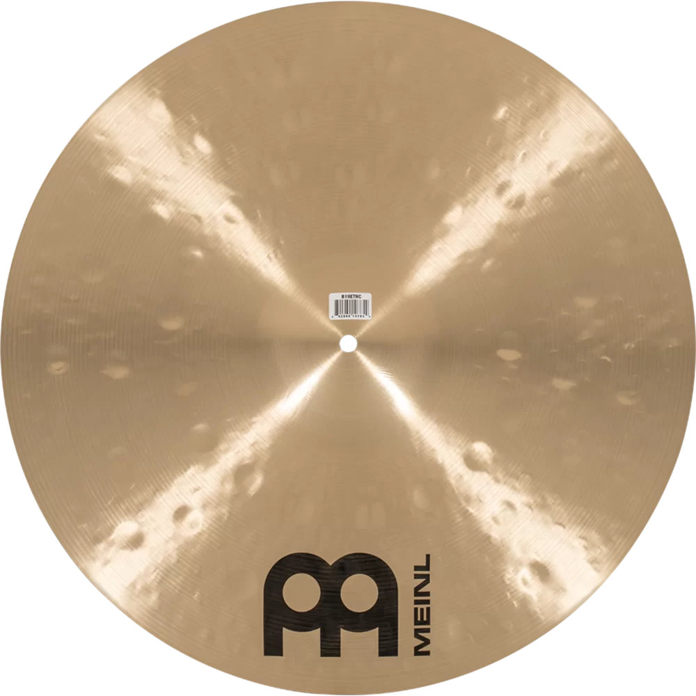 MEINL マイネル B19ETHC Byzance Traditional 19” Extra Thin Hammered Crash クラッシュシンバル 裏正面