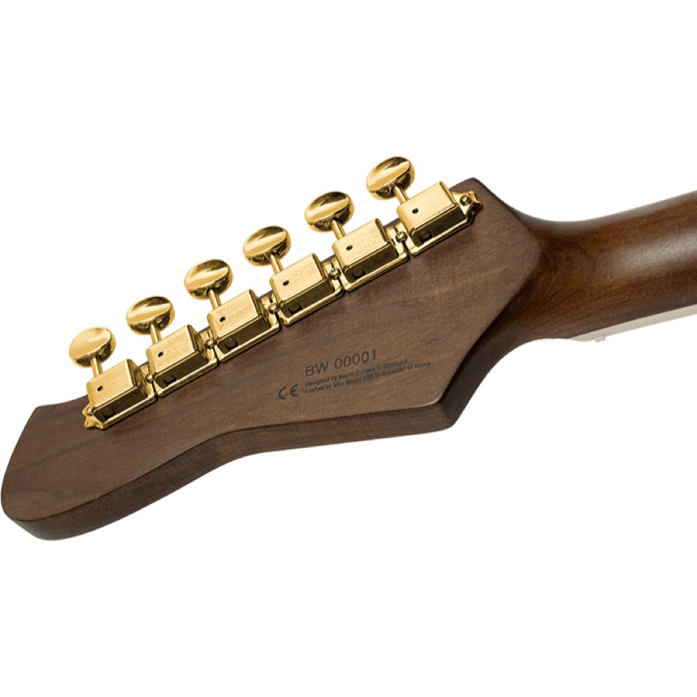 Baum Guitars バウムギターズ Backwing Pure Black エレキギター ヘッドバック画像