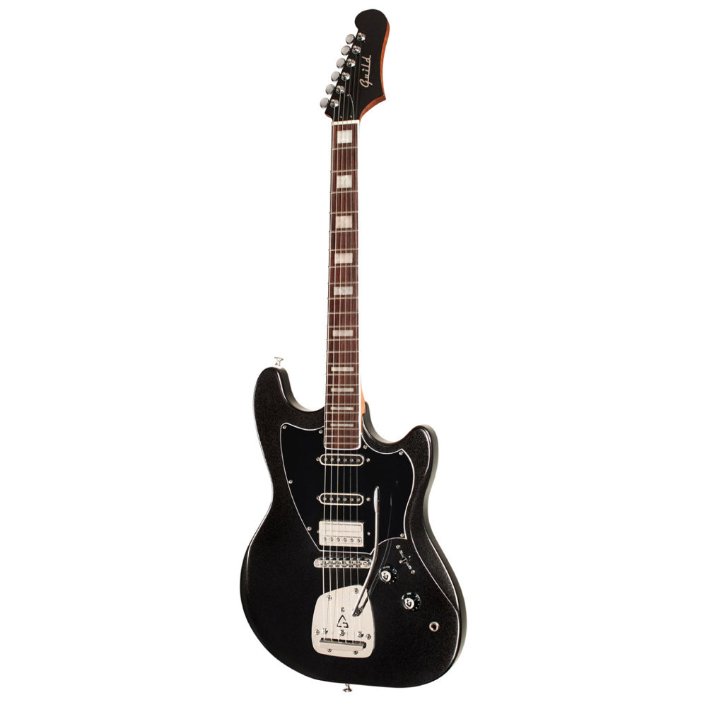 Guild ギルド Surfliner Deluxe BLK エレキギター 全体斜め