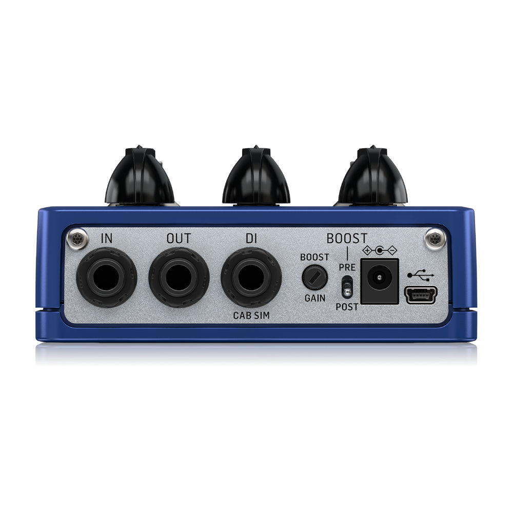 tc electronic DC30 PREAMP プリアンプ ギターエフェクター 入出力端子部画像