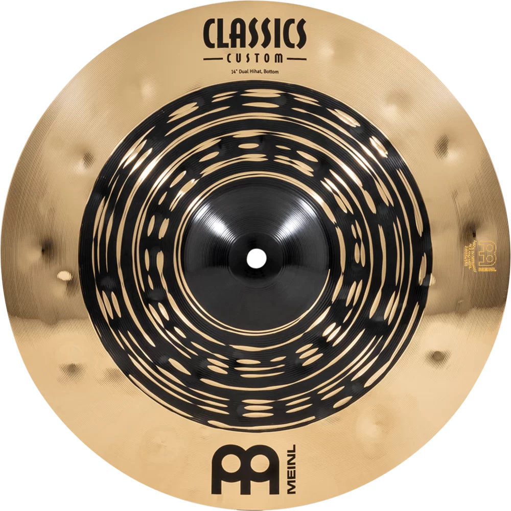 MEINL マイネル CC14DUH Classics Custom Dual 14” Hihat ハイハット ペア ボトム表正面
