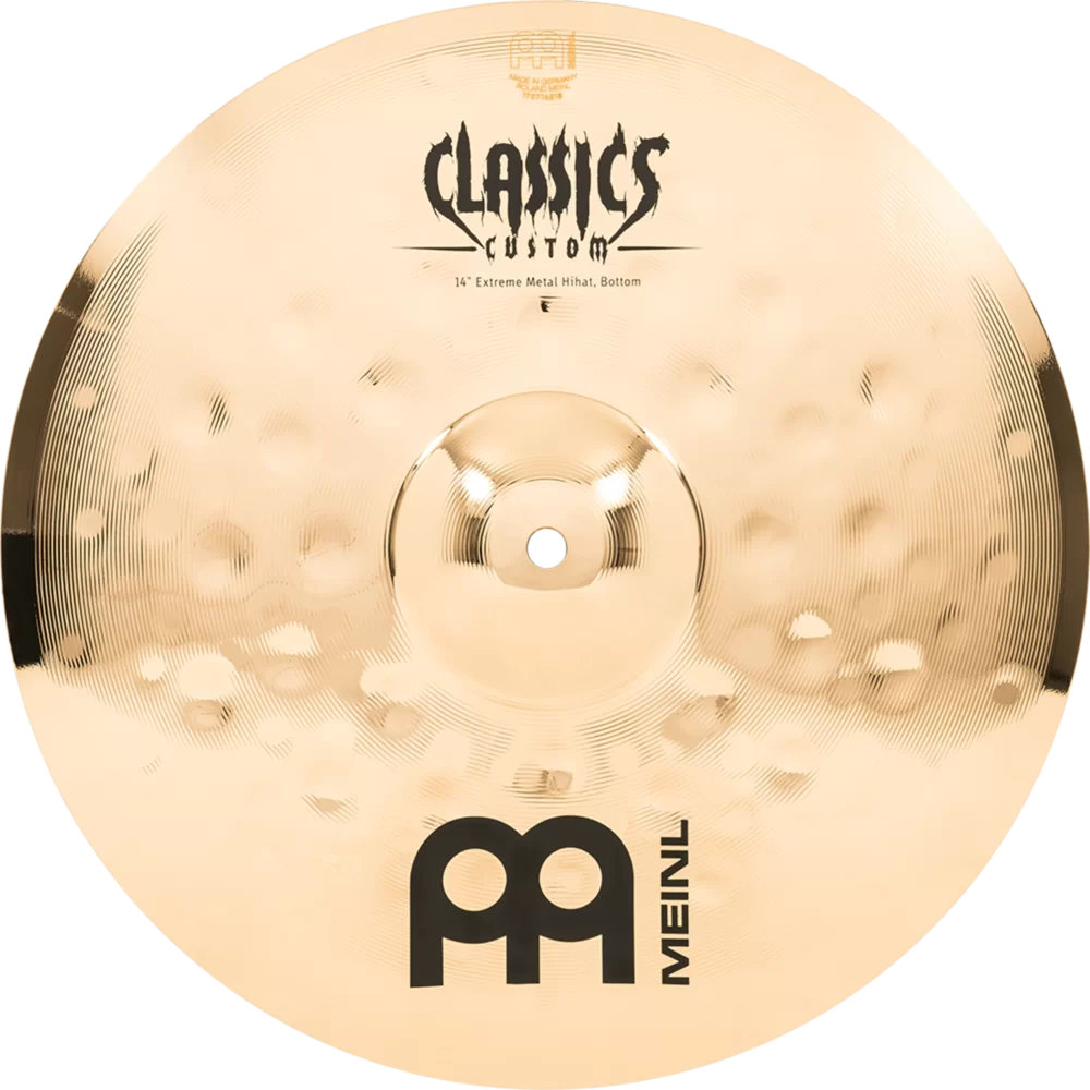 MEINL マイネル CC14EMH-B Classics Custom Extreme Metal 14” Hihat ハイハット ペア ボトム表正面