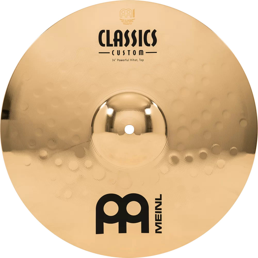MEINL マイネル CC14PH-B Classics Custom Brilliant 14” POWERFUL Hihat ハイハット ペア トップ表正面