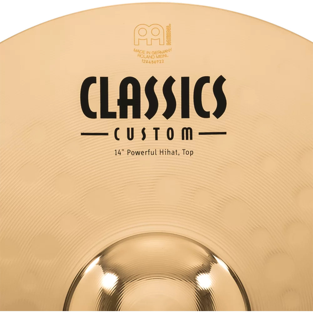 MEINL マイネル CC14PH-B Classics Custom Brilliant 14” POWERFUL Hihat ハイハット ペア トップロゴ