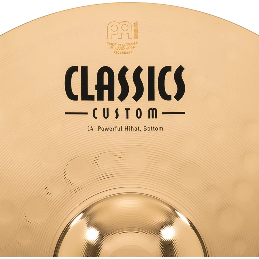MEINL マイネル CC14PH-B Classics Custom Brilliant 14” POWERFUL Hihat ハイハット ペア ボトムロゴ