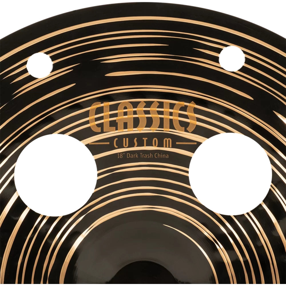 MEINL マイネル CC18DATRCH Classics Custom Dark 18” Trash China チャイナシンバル ロゴ