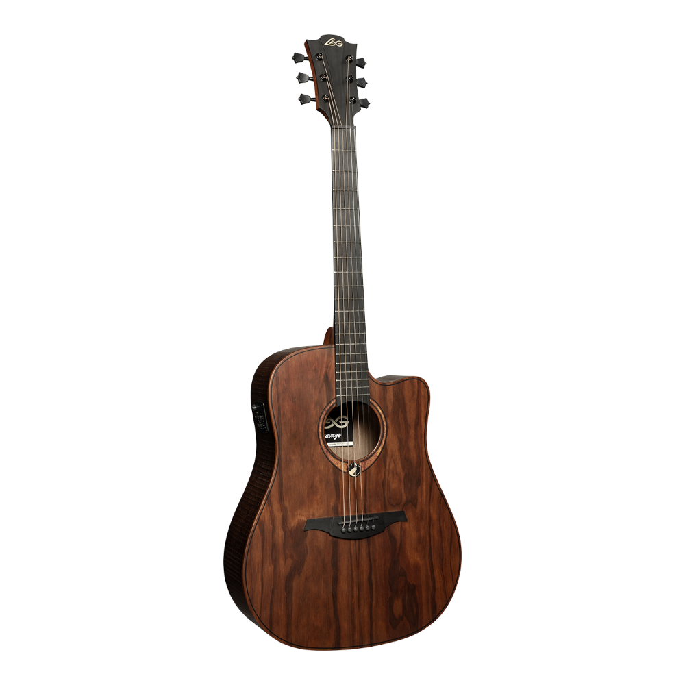 LAG GUITARS ラグギターズ LAG SAUVAGE-DCE サベージシリーズ ドレッドノート カッタウェイ エレアコ ブランコウッド(FSC認証材)使用 アコースティックギター