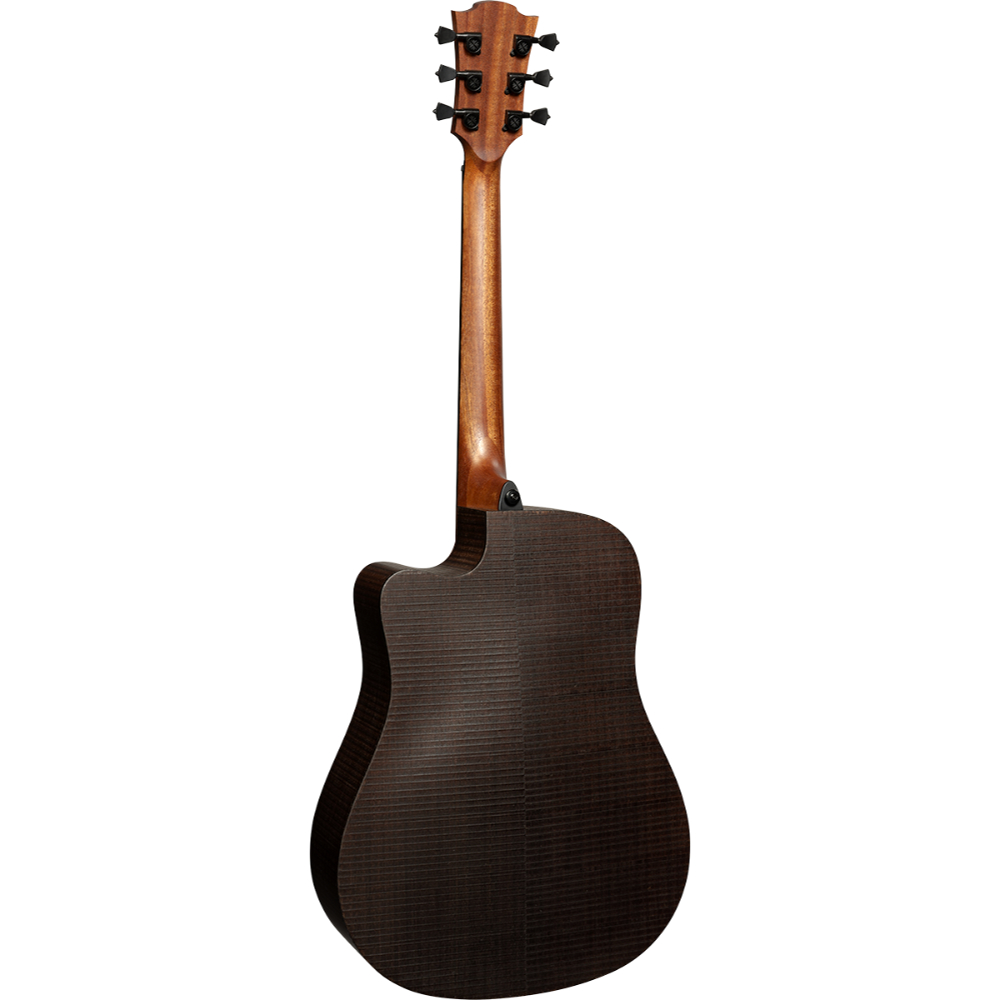 LAG GUITARS ラグギターズ LAG SAUVAGE-DCE サベージシリーズ ドレッドノート アコースティックギター ボディバック画像