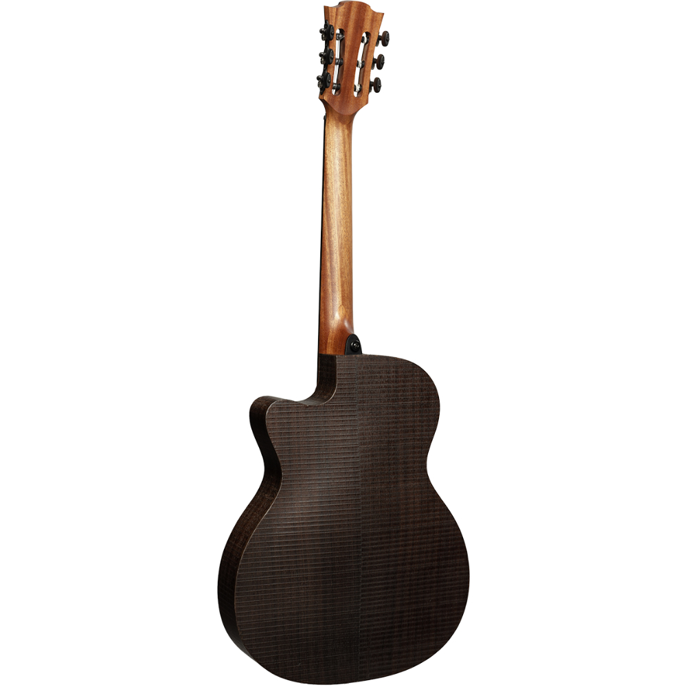 LAG GUITARS ラグギターズ LAG SAUVAGE-N-ASCE サベージシリーズ エレガット スリムボディー ブランコウッド（FSC認証材）使用 クラシックギター ボディバック画像