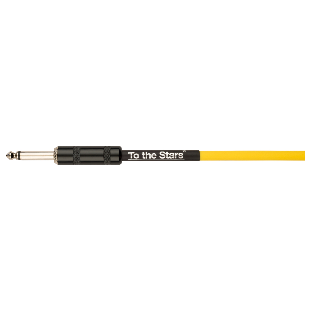 Fender フェンダー Tom DeLonge To The Stars Instrument Cable Graﬃti Yellow 5m ギターケーブル ギターシールド 本体画像
