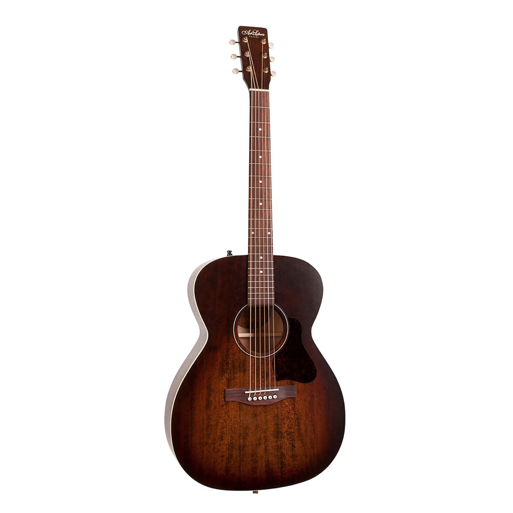 Art&Lutherie アートアンドルシアー Legacy Bourbon Burst アコースティックギター 斜めアングル画像