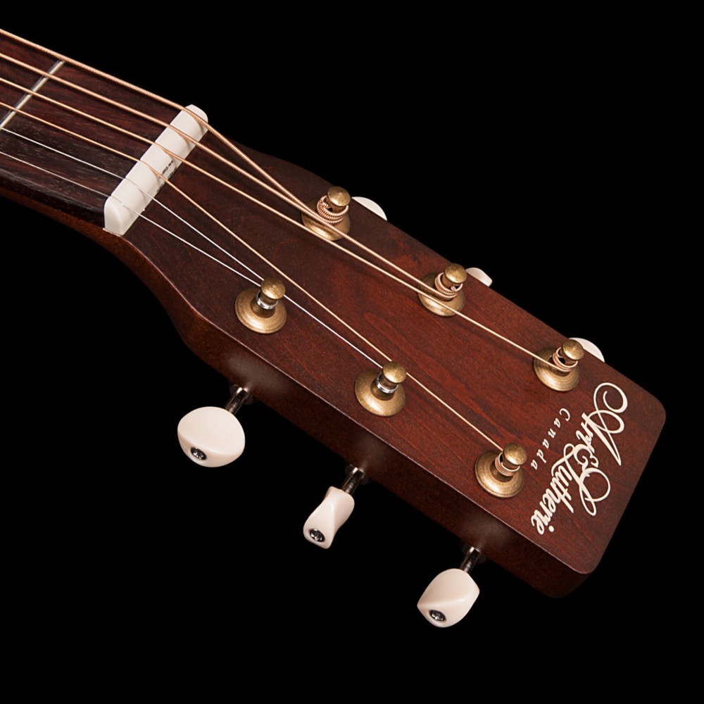 Art&Lutherie アートアンドルシアー Roadhouse Denim Blue Q-Discrete エレクトリックアコースティックギター ヘッド画像