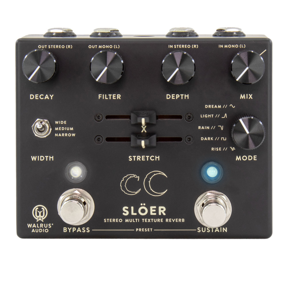 WALRUS AUDIO ウォルラスオーディオ SLOER BK Stereo Ambient Reverb リバーブ ギターエフェクター