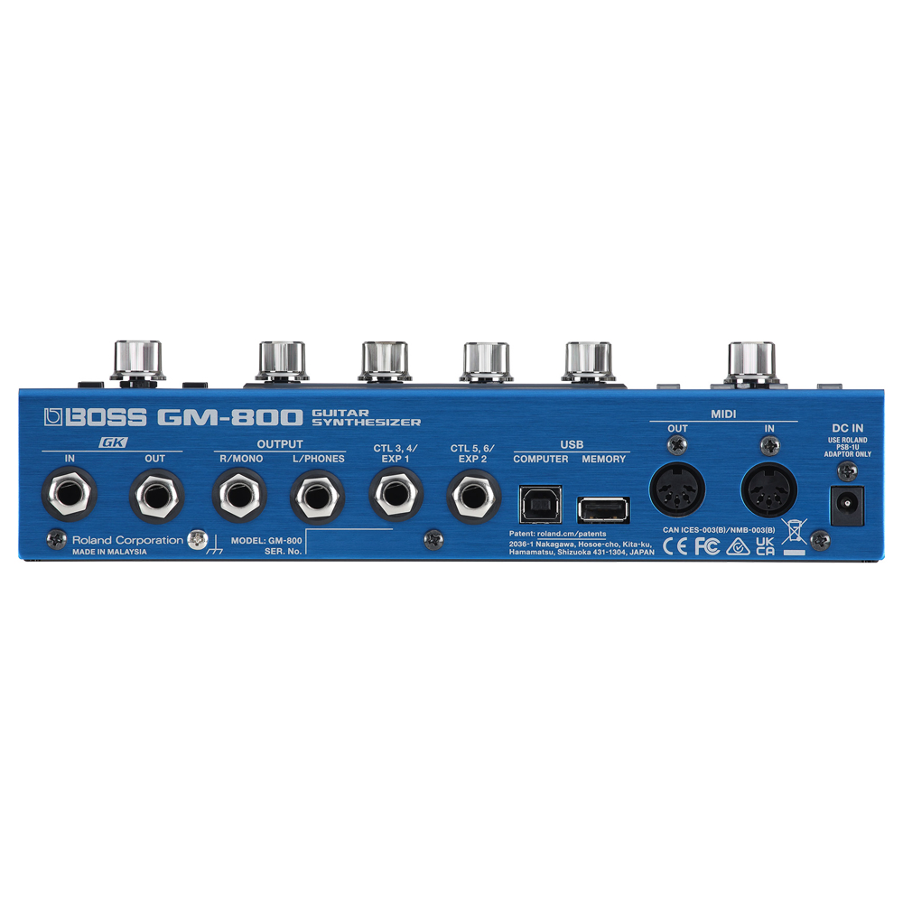 BOSS ボス GM-800 Guitar Synthesizer ギターシンセサイザー ギターエフェクター 本体画像