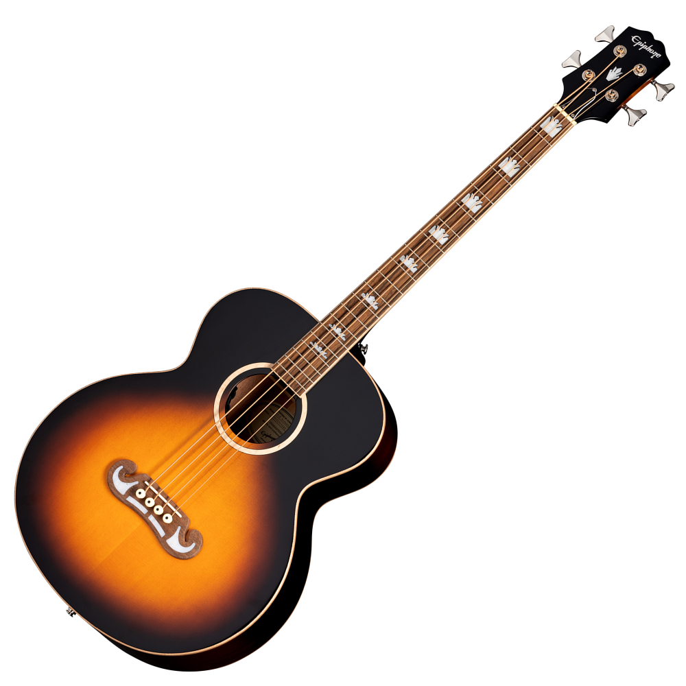 Epiphone エピフォン  El Capitan J-200 Studio Bass Aged Vintage Sunburst アコースティックベース