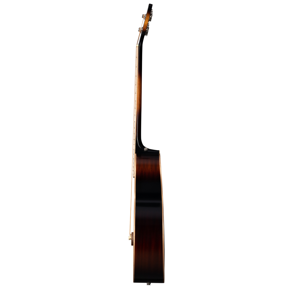 Epiphone エピフォン  El Capitan J-200 Studio Bass Aged Vintage Sunburst アコースティックベース 本体横画像