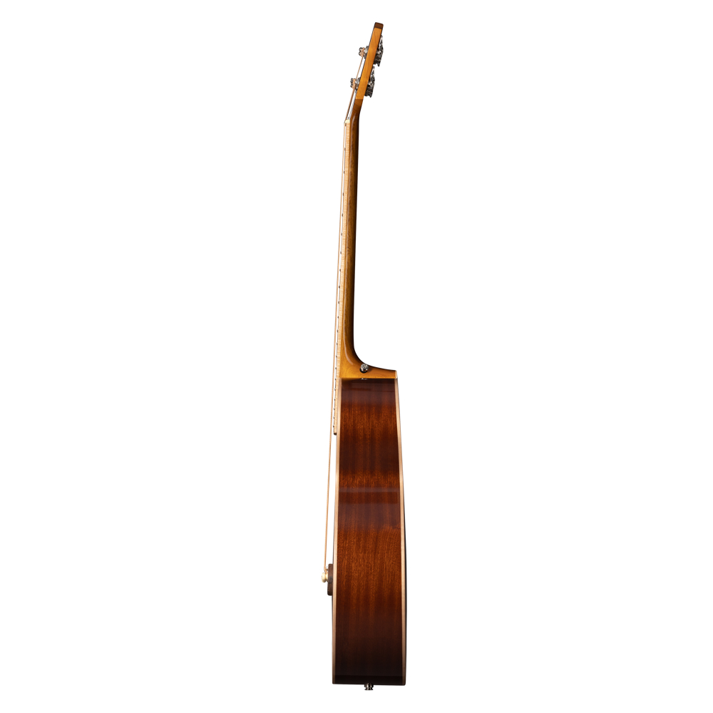 Epiphone エピフォン El Capitan J-200 Studio Bass Aged Vintage Natural アコースティックベース 本体縦画像