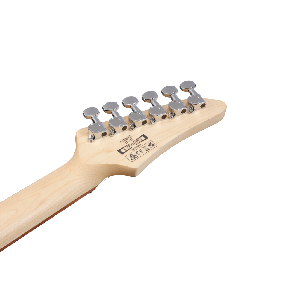 IBANEZ アイバニーズ AZES40L-PRB レフティー エレキギター ヘッド画像