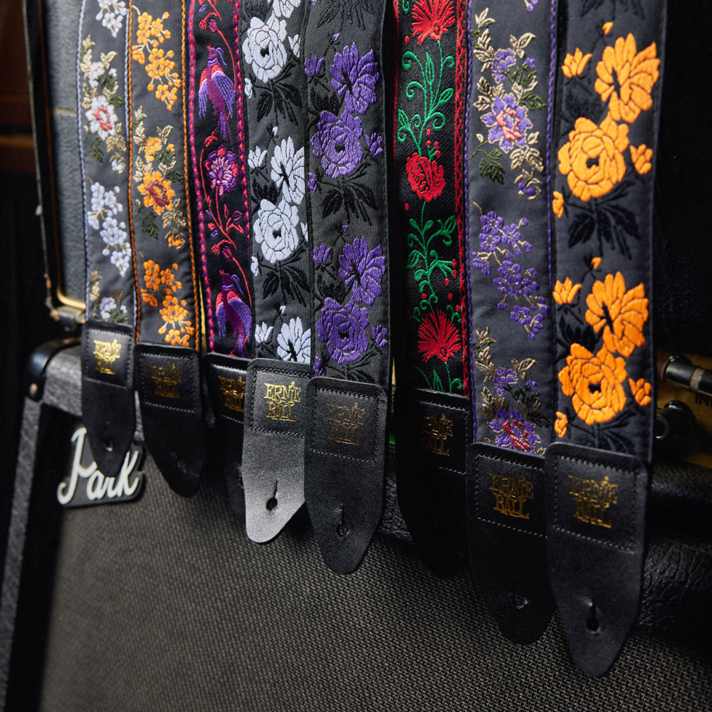 ERNIE BALL アーニーボール 5364 LAVENDER BLOSSOM Jacquard Strap ギターストラップ イメージ画像