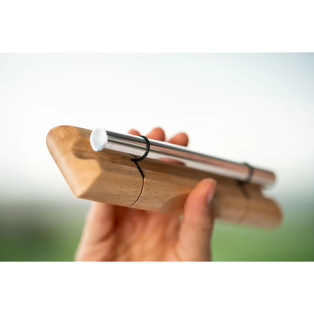 MEINL マイネル Sonic Energy EC-M-SI PLANETARY TUNED ENERGY CHIME エナジーチャイム 手に取った状態