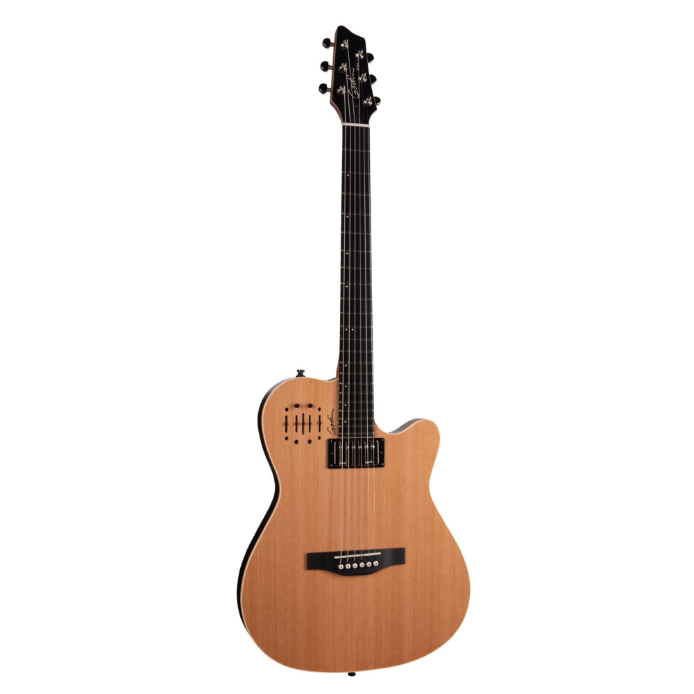 Godin ゴダン A6 ULTRA Natural SG エレクトリックアコースティックギター アングル画像