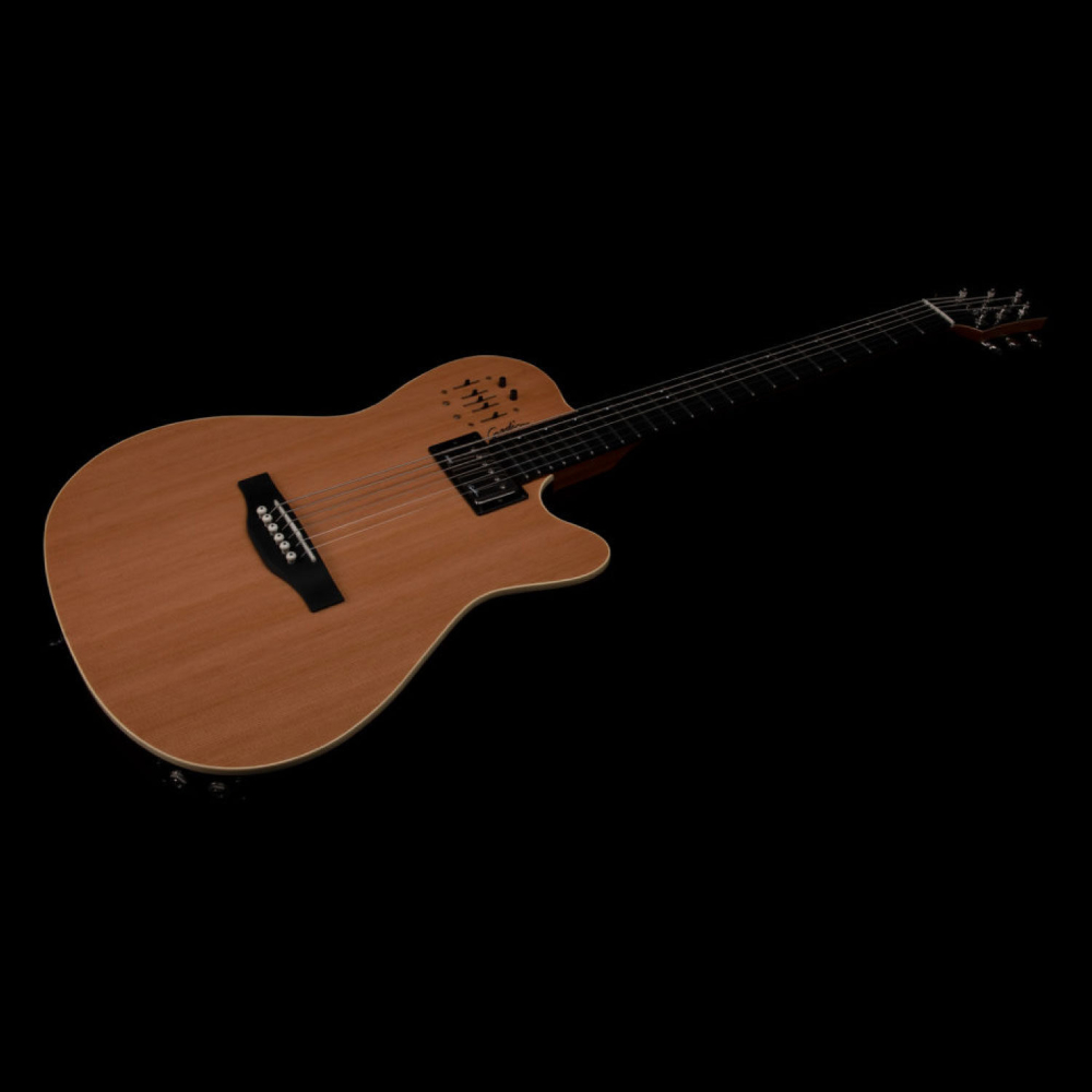 Godin ゴダン A6 ULTRA Natural SG エレクトリックアコースティックギター ボディトップ画像