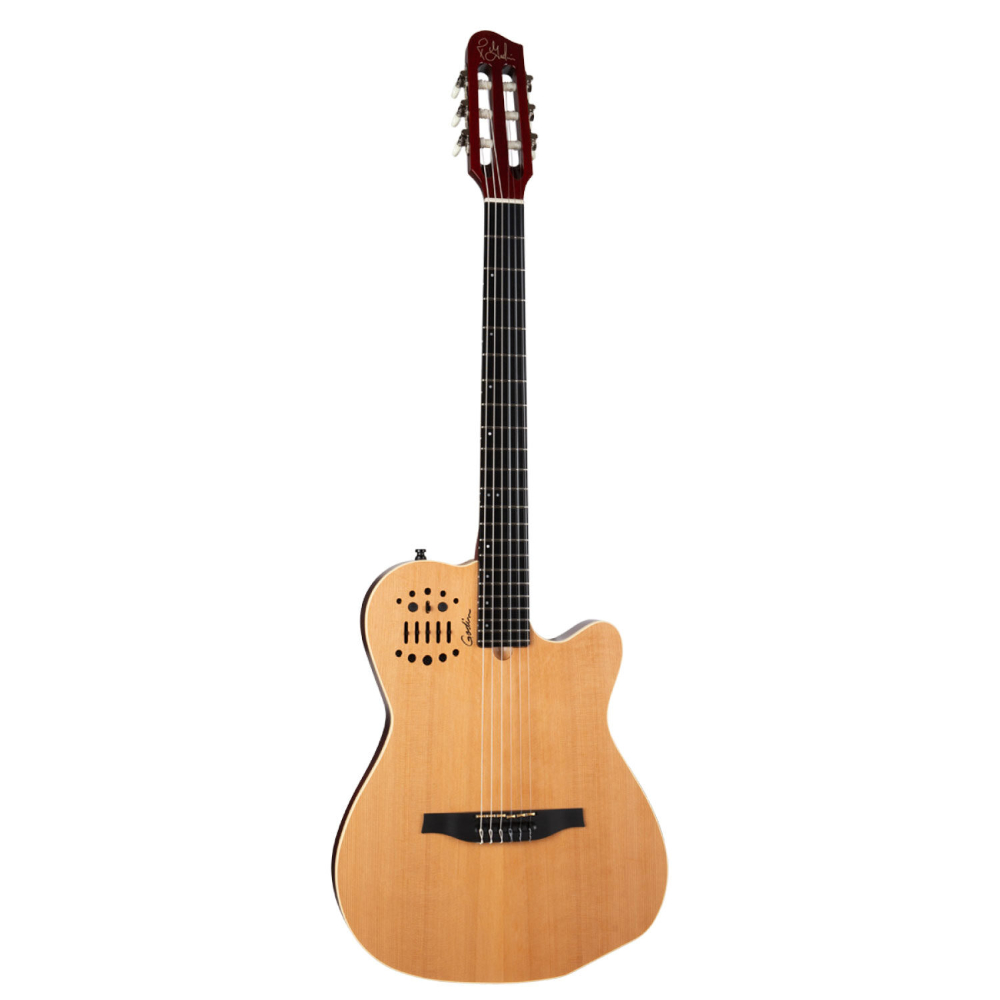 Godin ゴダン ACS SLIM Nylon Natural SG エレガットギター アングル画像