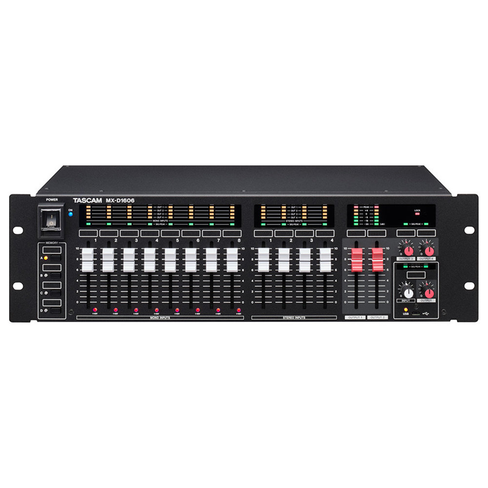 TASCAM タスカム MX-D1606 3U 設備用ラックマウントデジタルミキサー