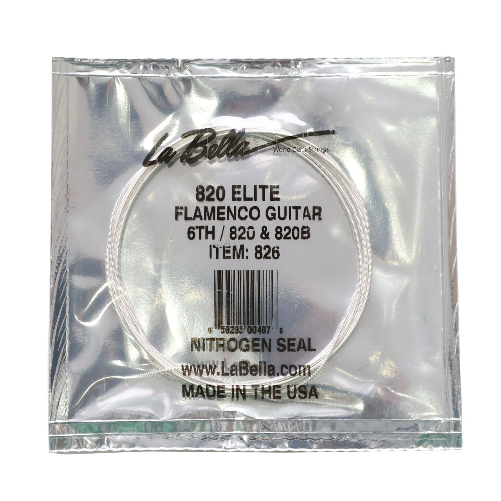 La Bella ラベラ 820 Elite Flamenco 6弦 フラメンコギター弦 バラ弦 シルバープレーテッド