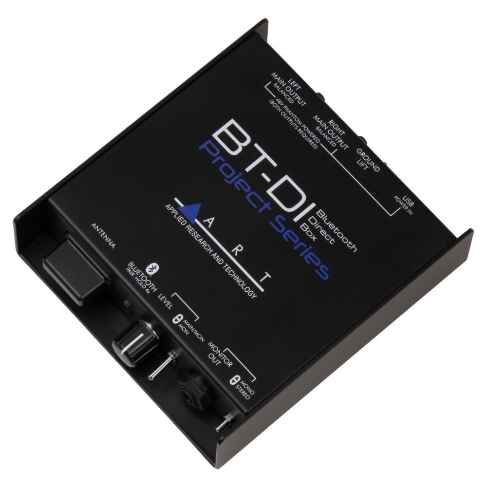 ART エーアールティー BT-DI Bluetooth DIボックス フロント斜めアングル画像