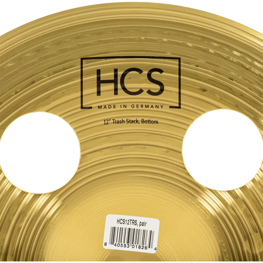 MEINL マイネル HCS12TRS 12” Trash Stack エフェクトシンバル ボトムロゴ
