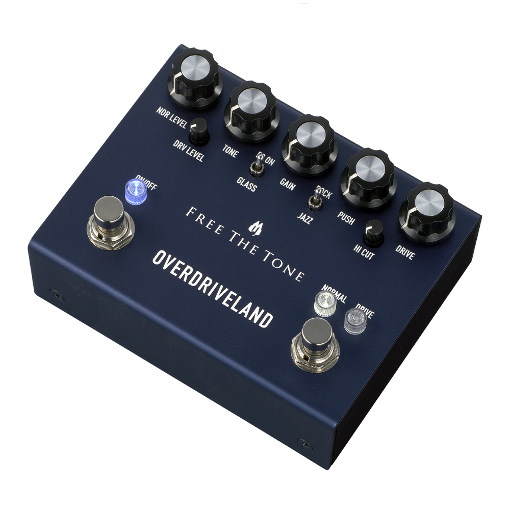 Free The Tone フリーザトーン ODL-1 OVERDRIVELAND STANDARD オーバードライブ ギターエフェクター 斜めアングル画像