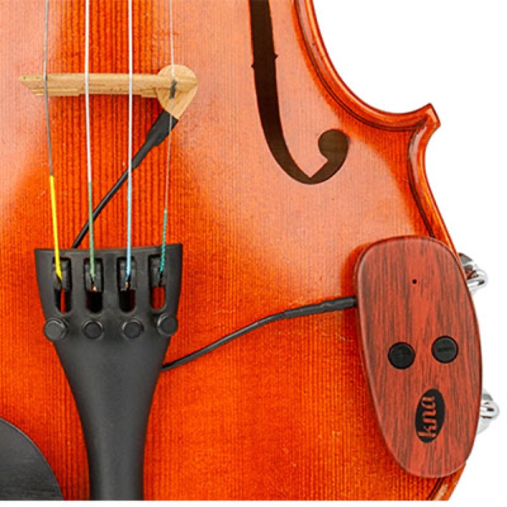 バイオリン ビオラ ピックアップ ワイアレス KNA VV-Wi Wireless Violin＆Viola Pickup ワイアレスピックアップセット 使用例