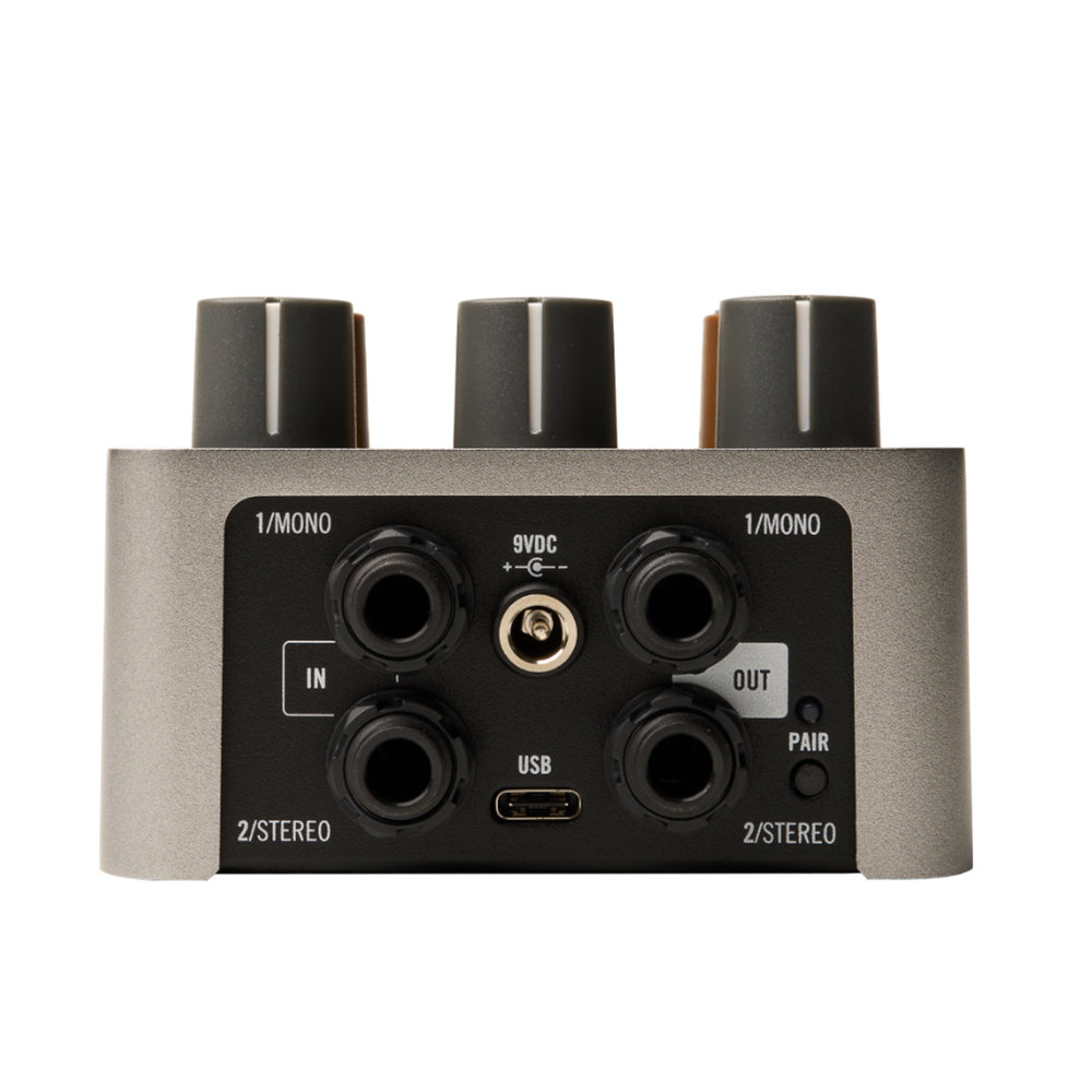 Universal Audio ユニバーサルオーディオ UAFX OX Stomp Dynamic Speaker Emulator スピーカーエミュレーター 入出力端子側