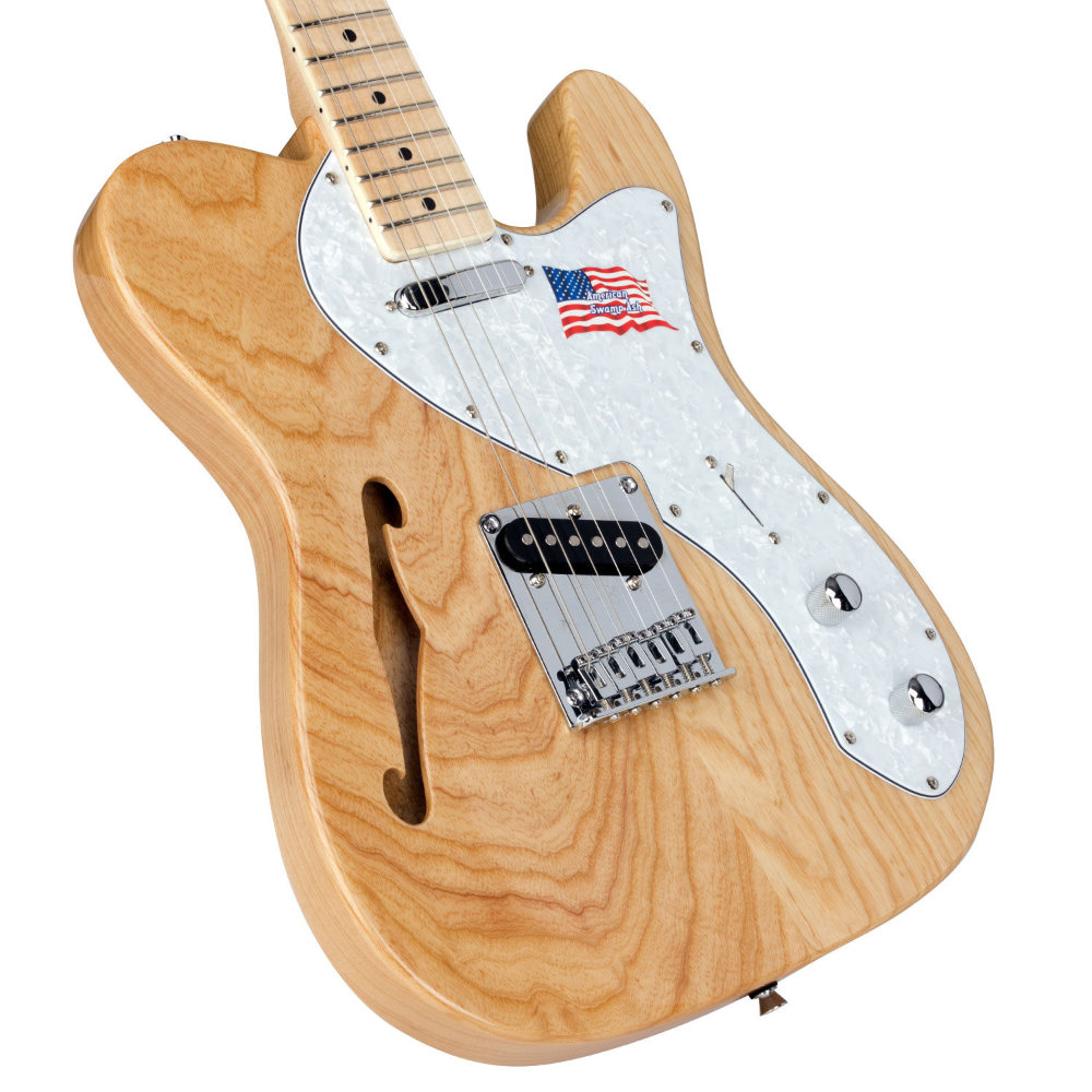 SX Guitars STL/H NA エレキギター ボディトップl、サイド