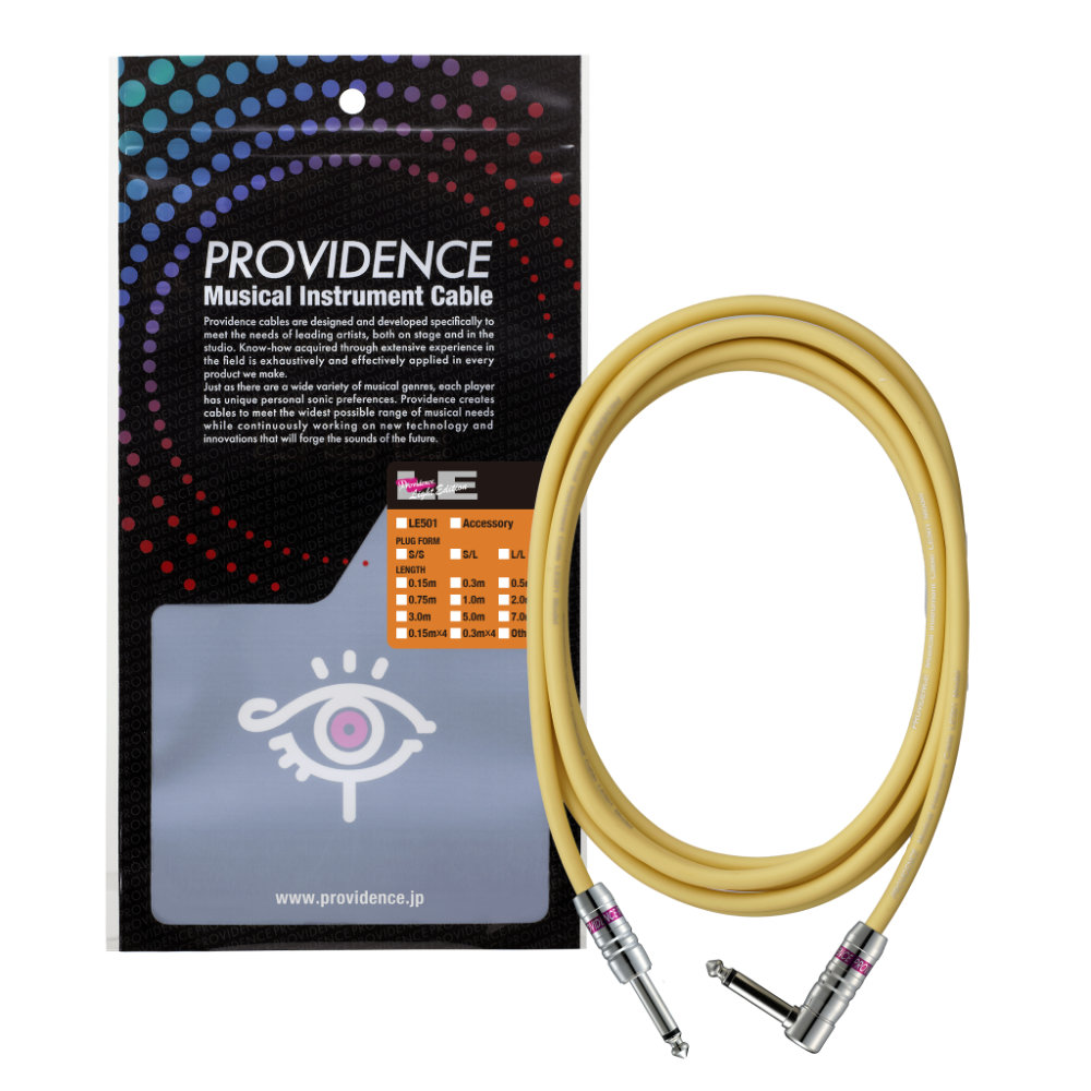 Providence プロビデンス LE501 5m SL YL ギターケーブル ギターシールド