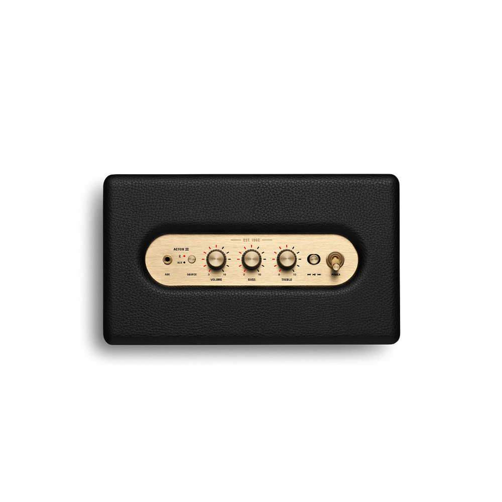 MARSHALL マーシャル Acton III Black Bluetoothスピーカー コントロール
